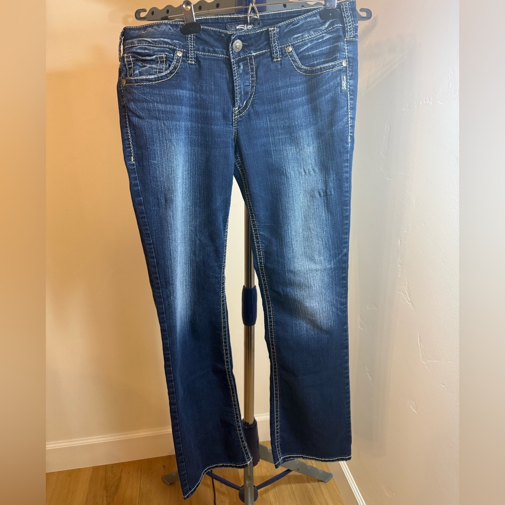 Silver Jeans Dark Blue Boot Cut Denim